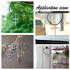 3Pcs 3 Styles Stainless Steel Cross Charms Bracelet Sets BJEW-DR00001-6
