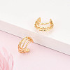 Brass Cuff Earrings KK-T074-42G-1