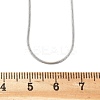 Tarnish Resistant 304 Stainless Steel Snake Chain Necklaces NJEW-E026-12P-4