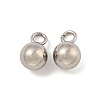 Non-Tarnish 201 Stainless Steel Charms STAS-O004-09C-P-1