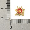 Rack Plating Brass Enamel Beads KK-U029-22G-09-3