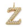 Ion Plating(IP) 304 Stainless Steel Micro Pave Cubic Zirconia Pendants STAS-Z107-03G-25-1