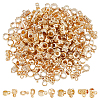 300Pcs 5 Styles CCB Plastic Tube Bails CCB-DC0001-19G-1