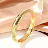 304 Stainless Steel Flat Snake Chain Bracelet BJEW-B076-01G-5