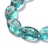 Transparent Glass Beads Strands GLAA-F114-05C-3