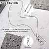 304 Stainless Steel Chains Neck Strap Lanyard HJEW-SW00134-2