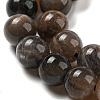 Natural Black Moonstone Beads Strands G-A219-A01-02-5