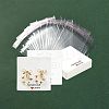 30Pcs Square Paper Earring Display Cards EDIS-YW0001-06B-3