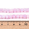 Anti-Tarnish Electroplate Glass Beads Strands GLAA-T025-6mm-10H-4