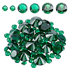 70Pcs Diamond Shaped Cubic Zirconia Pointed Back Cabochons ZIRC-GA0001-04-1