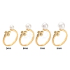 Brass Micro Pave Clear Cubic Zirconia Peg Bails Cuff Finger Ring Settings X-KK-S360-014-NF-5