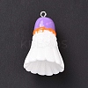 Sport Ball Theme Opaque Resin Pendants RESI-F039-01F-2