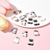 14Pcs 5 Styles Alloy Enamel Pendants ENAM-FS0001-95-10