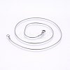 Non-Tarnish 304 Stainless Steel Snake Chain Necklaces NJEW-E122-32A-1