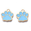 Alloy Enamel Pendants ENAM-T016-22LG-E-RS-2