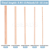 30Pcs 5 Styles Wood Craft Sticks WOOD-SP0001-75-2