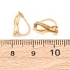 316 Surgical Stainless Steel Clip-on Earring Findings STAS-P397-02G-3