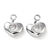 Rack Plating Brass Micro Pave Cubic Zirconia Pendants KK-K333-77P-1