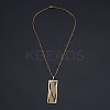 201 Stainless Steel Pendant Necklaces LS-NJEW-S105-JN613-45-2-2
