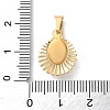 Natural Rose Quartz Pendants STAS-C120-15G-07-3