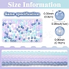 4 Strands 4 Colors Imitation Jade Glass Round Beads Strands GLAA-FS0002-07-4