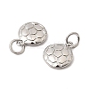 Sports Brass Charms KK-A289-04C-P-2