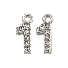 304 Stainless Steel Pendants STAS-L080-002P-01-1