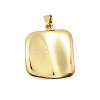 304 Stainless Steel Textured Pendants STAS-C163-05A-G-1