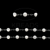 Natural Shell Round Beaded Chains CHS-B004-07P-2