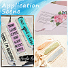 DIY Bookmark Making Kits. with Transparent Acrylic & Polyester Tassel Decoration DIY-SP0001-92E-5