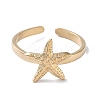 304 Stainless Steel Open Cuff Rings for Women RJEW-M020-06G-01-2