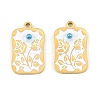 304 Stainless Steel Enamel Pendants STAS-H251-03A-03-1