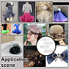 4Rolls 4 Styles Resin Fiber Netting for Garment Accessories DIY-NB0013-75-6