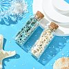 2Pcs Transparent Glass Wishing Bottle Decoration PALLOY-JF03374-2