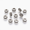 Tibetan Style Alloy European Beads LS-X-MPDL-7610-AS-NR-1