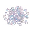 Two Tone Transparent Spray Painted Glass Beads GLAA-T017-01-B03-2