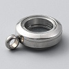 304 Stainless Steel Locket Pendants STAS-WH0044-13A-P-2
