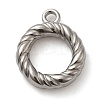 304 Stainless Steel Pendants STAS-M070-11P-1