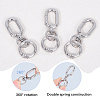 Alloy Swivel Clasps FIND-SP0003-29P-4