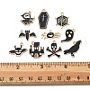 20Pcs 10 Styles Halloween Alloy Enamel Pendants ENAM-FP0002-91-2