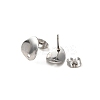 Non-Tarnish 304 Stainless Steel Stud Earring Findings LS-STAS-K254-04P-2