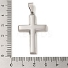 Non-Tarnish 304 Stainless Steel Pendants STAS-C105-02P-3