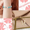 10Pcs 5 Styles Rack Plating Flower Brass Micro Pave Clear Cubic Zirconia Bead Caps KK-CJ0002-73-7