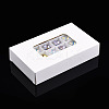 96Pcs Electroplated Transparent Glass Charms EGLA-N006-071-3