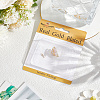 2Pcs Brass Clear Cubic Zirconia Box Clasps KK-BBC0018-43-6