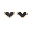 Ion Plating(IP) 304 Stainless Steel Enamel Connector Charms STAS-P339-10G-02-1
