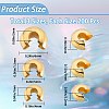 600Pcs 3 Styles Brass Crimp Beads Covers KK-SP0001-91B-2