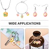 40Pcs 8 Styles Opaque Resin Pendants RESI-CJ0003-47-7