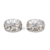 304 Stainless Steel Rhinestone Spacer Beads STAS-P444-01C-P-1
