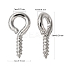 Iron Screw Eye Pin Peg Bails IFIN-S699-01A-P-NF-2